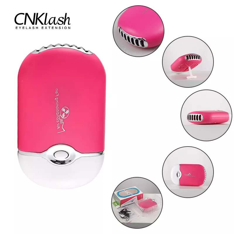 Eyelash Extension Glasses - USB Mini kirpik Fan aşılama kirpik