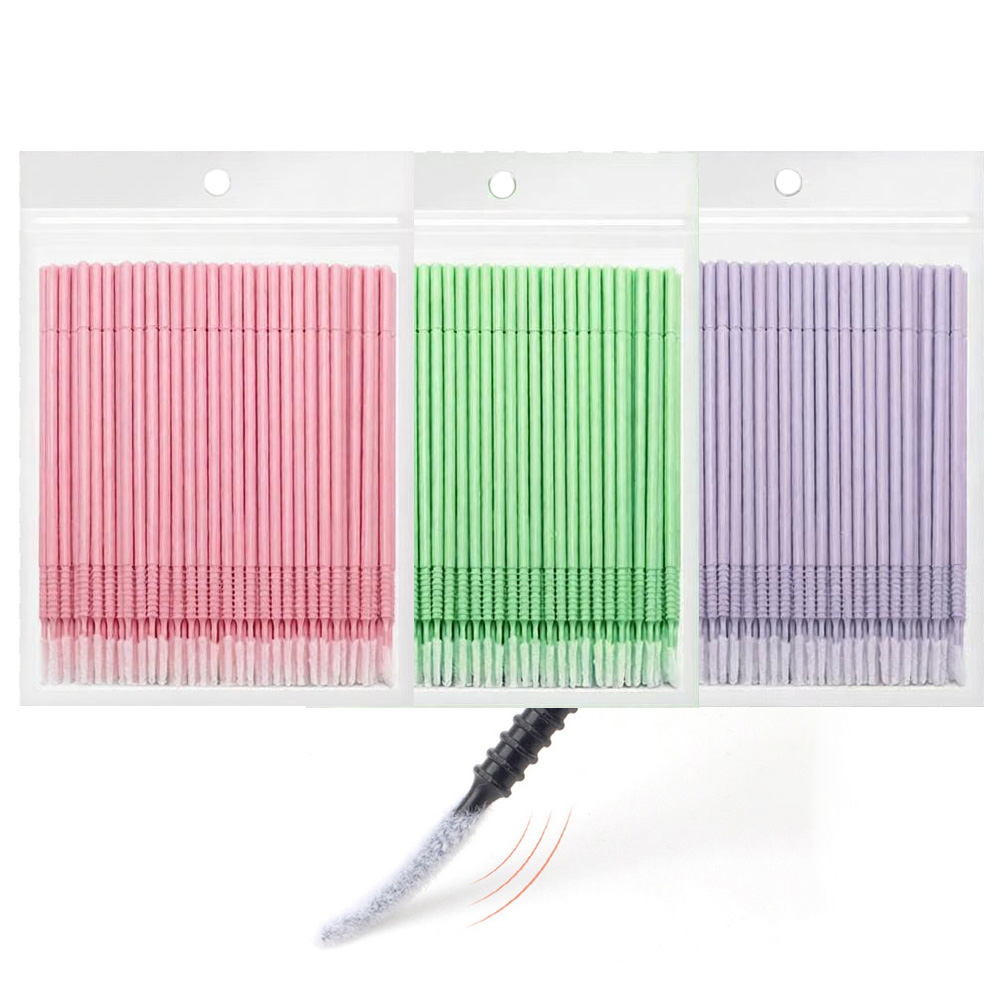 Eyelash Extension Cleaning - 500 adet Kirpik Uzatma Temizleme Çubukları