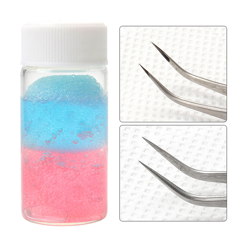 Lash Extension Tweezers - Kirpik cımbız temizleyici kirpik yapıştırıcısı uzatma